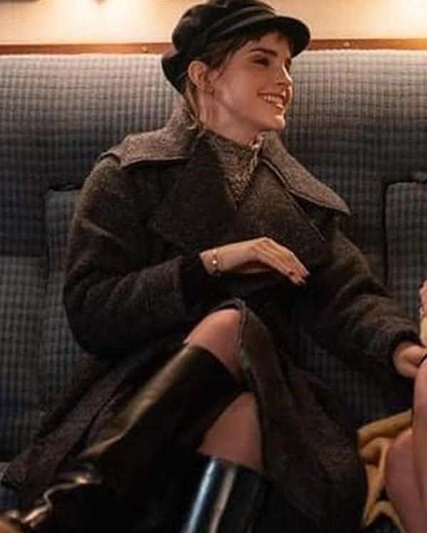 Harry Potter Return to Hogwarts 2022 Emma Watson Wool Coat